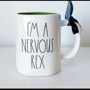 Rae Dunn I'm a Nervous Rex Toy Story Mug HTF